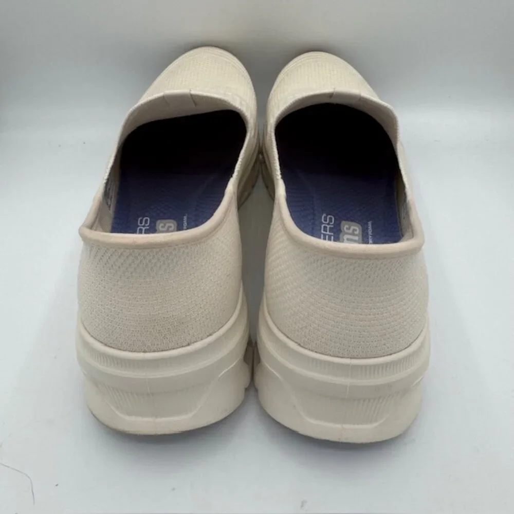 Skechers Women's Glide-Step Slip-Ins Sneakers Off White Size 9.5 - Picture 4 of 7